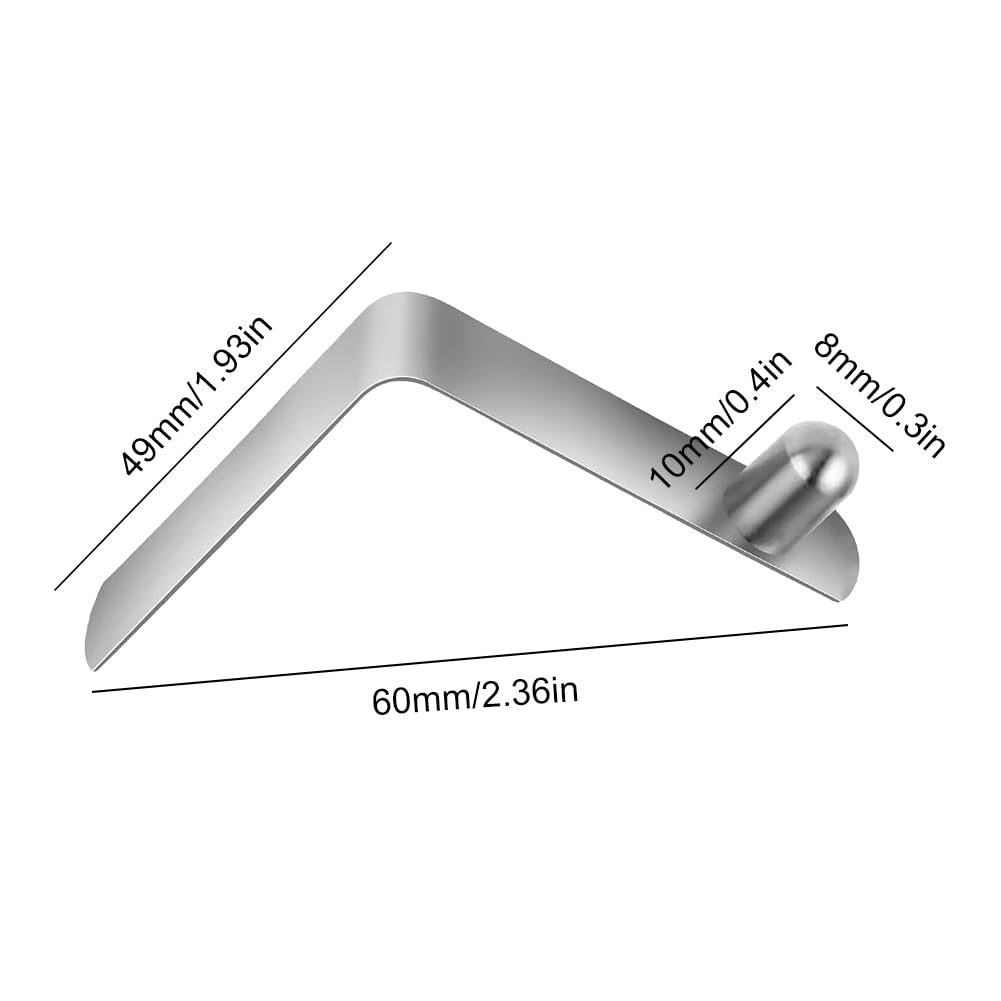 Clips de Resorte para Kayak,Clip de Resorte con Botón,Clip de Resorte para Kayak,Clip de Resorte Tienda,Kayak Paddle Tienda Primavera Botón a Presión Clips,para Paleta de Kayak o Tubo de Bloqueo