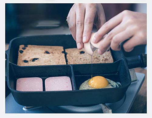 Cast-Iron-Grill-Pan-3-Section-Breakfast-Skillet-Frying-Pan-with-2-Assist-Handle-for-Gas-Stove-Induction-Cooker