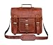 Leather Messenger Bag Shoulder Bag Cross Body Vintage Messenger Bag Satchel Man Purse competible with Ipad and Tablet