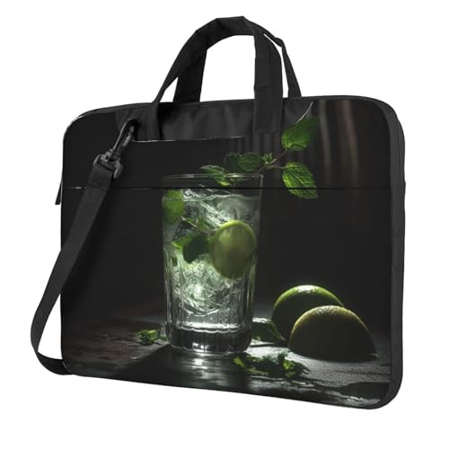 Bolso para portátil con diseño de agua y cubos de hielo miniatura 1