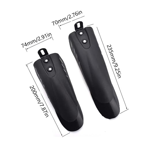 Guardabarros universal ajustable para evitar salpicaduras de barro en bicicleta 3
