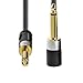 Mediabridge™ Ultra Series Right Angle Guitar Instrument Cable (6 Feet) - 1/4 Inch Right Angle to 1/4 Inch Straight (Part# MC-14R-14S-6)