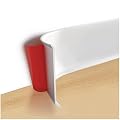 Art3d Flexible Wall Baseboard Molding Trim, 4 Inch x 20 Feet Peel and Stick Vinyl Wall Base Trim, White