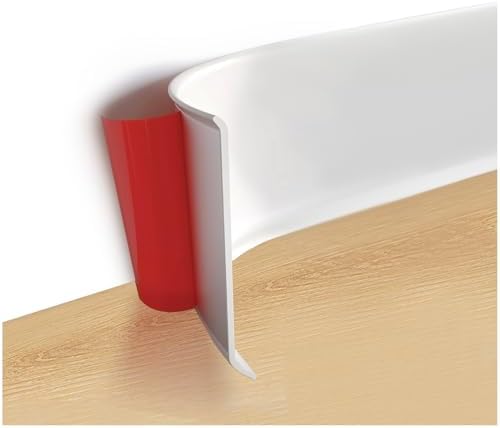 Art3d Flexible Wall Baseboard Molding Trim, 4 Inch x 20 Feet Peel and Stick Vinyl Wall Base Trim, White, A17941