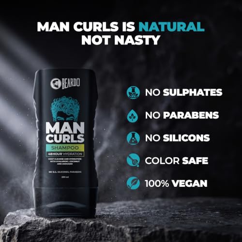 BEARDO Store Beardo Man Curls Shampoo 200ml - Image 4