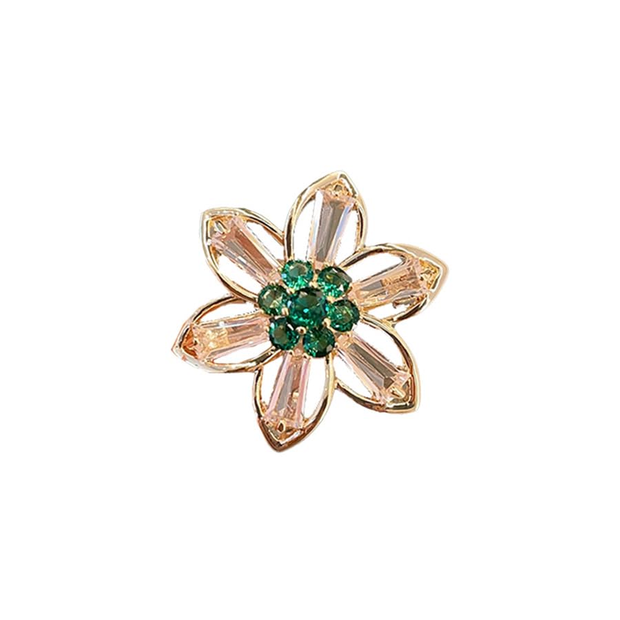 Floret Brooch Pin for Women Alloy Small Flower Clothing Fixing Corsage Pin-image-38