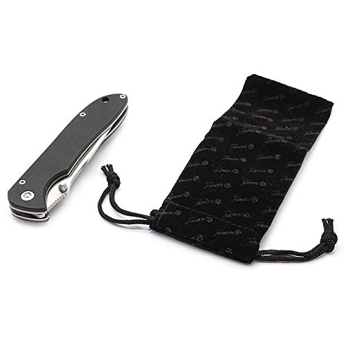 Ganzo Firebird G714 Pocket Folding Knife G-10 Handle SS Blade Hunting Fishing Outdoor EDC Tool (Black)