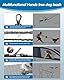 WANFIRE 2-in-1 Freihandleinen Hundeleine&Autosicherheitsgurt – 1,47–2,3 m Lange, verstellbare Bungee-Leine zum Spazierengehen, Laufen und Wandern.