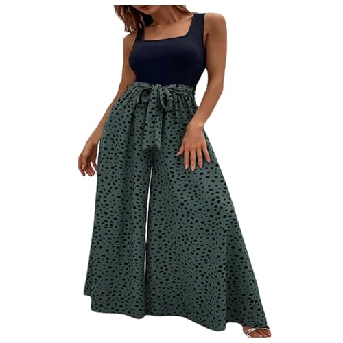Combinaison grande taille femme sans manches col carré large