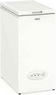 Edesa Congelador Horizontal EZH-0611, Altura 0.84 m, Termostato Ajustable, Fácil Limpieza, Alarma Integrada, Bajo Nivel Sonoro, Gran Capacidad 59 l, Potencia 60W, Color Blanco