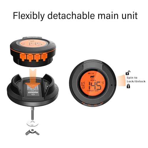 Image of BBQ Grill Base for AT-02 Bluetooth Meat Thermometer