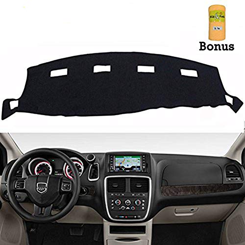 Big Ant Dashboard Cover for Dodge Ram 1500 2500 3500 2002-2005 Black Carpet Dash Cover Mat,Custom Fit Dashboard Protector
