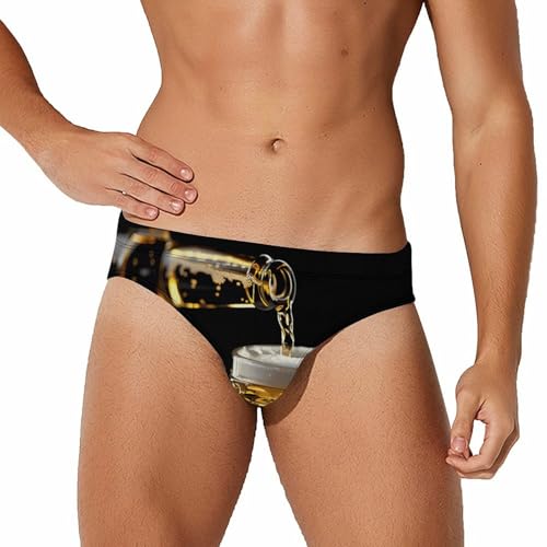 for The Love of Beer Novelty Men's Brief Swimwear Pants Swimming Trunks Beach Shorts Underwear