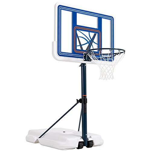 Lifetime 1306 Pool Side Height Adjustable Portable Basketball System, 44 Inch Backboard