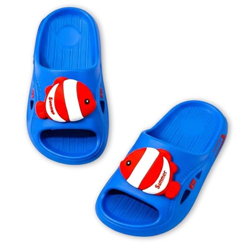 Image of Kids Cloud Slides Boys Girls Slides Non-slip Summer Beach Pool Shoes EVA Girls Everday Slip on Slide Sandals Garden Slippers Bathroom Shower Shoes