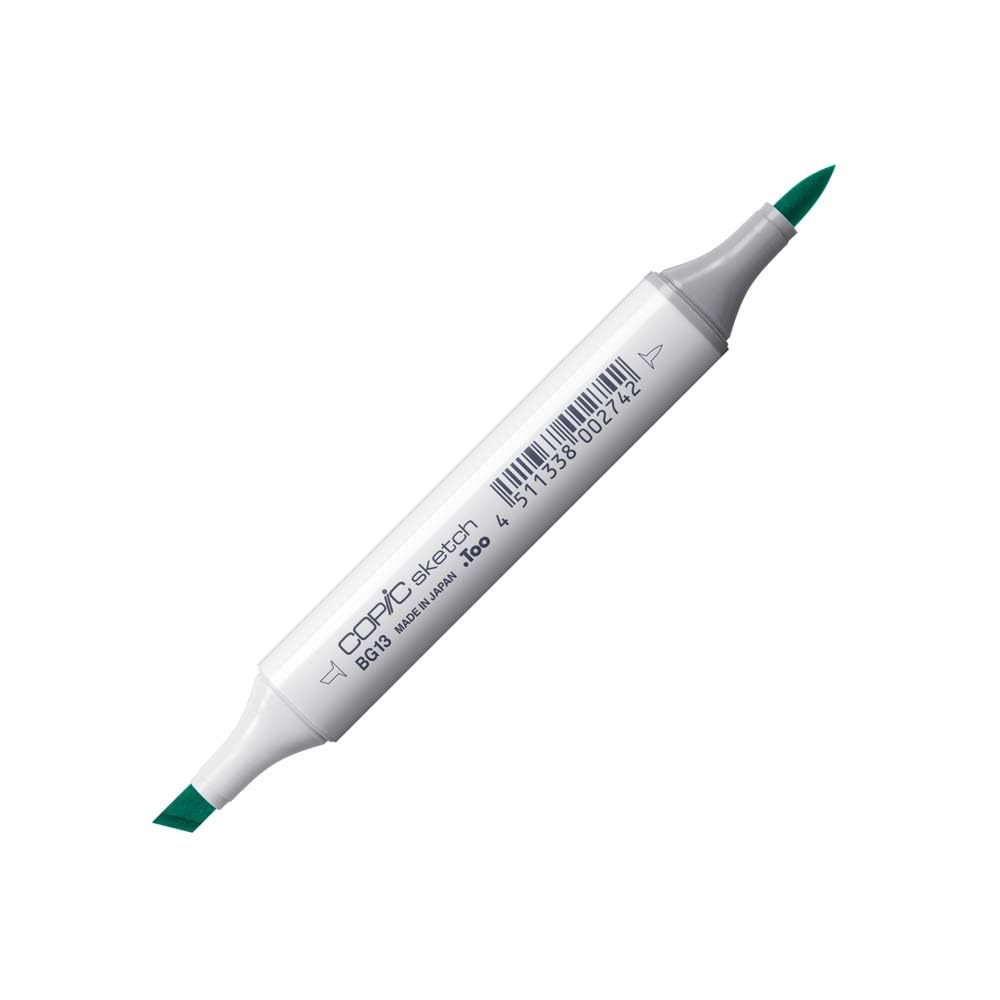 Copic Sketch Coloured Marker Pen - (BG-13) Mint Green, For Art & Crafts, Colouring, Graphics, Highlighter, Design, Anime, Professional & Beginners, Art Supplies & Colouring Books