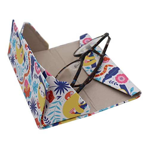 Image of Real Sic Glasses Case for Men and Women - Magnetic Folding Hard Shell Sunglass Holder - Inspired by Adorable Animals