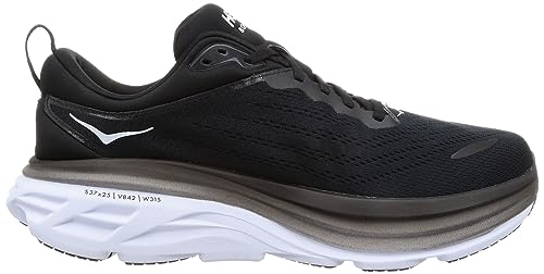 HOKA Hoka Oneone 1127953 Bondi 8 Men's Sneakers, multicolor (black / white), 28.5 cm E
