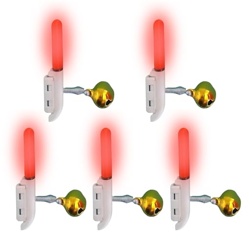 Angel Light Rubs-Abs Acero inoxidable Bends brillantes luces de LED King Light | Visibilidad en la noche Ángel Alarma Bells | Luces de Knnroking para la nocturna y la observación de peces