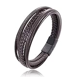 echt leder portemonnaie damen QUALITÄT: Hochwertiges Armband aus Rindsleder und Edelstahl, blei- und nickelfrei für den Verschluss. Elegantes und durchdachtes Design.