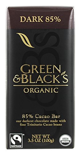 Green & Black's Organic - Dark Chocolate Bar 85% Cocoa - 3.5 oz.pack of 2