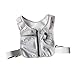Aymzbd Running Vest Bag with Pockets for Adults Breathable Mobile Phone Chest Bag for Cycling, Hiking, Climbing, Gray