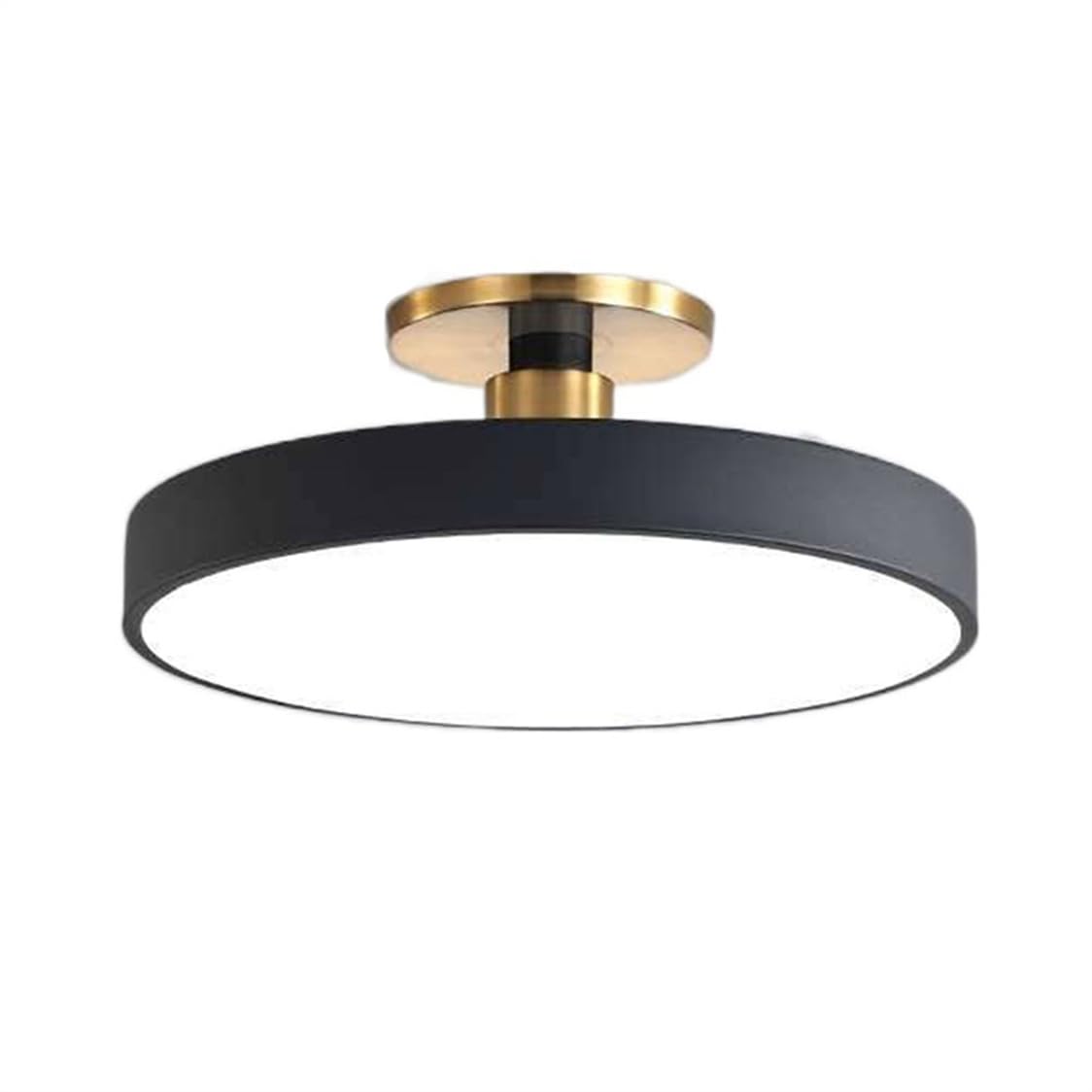 JXYDJH Semi-Flush Mount Ceiling Light Bedroom Ceiling Lamp Macaron Round Fixture