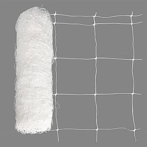 Toolazy Plastic Trellis Netting - 47''x328',Heavy-Duty Garden Netting Roll for Climbing Plants, Melons, Vegetables, and Grape Racks, Perfect for Hydroponic Gardening Cover