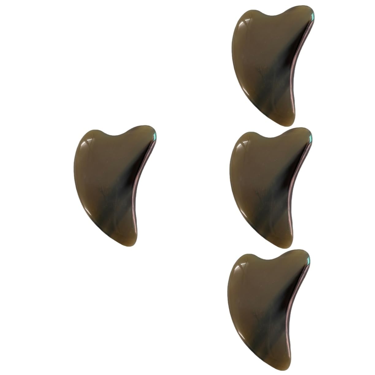 FRCOLOR 4 Herramientas De Masaje Raspadoras Guasha Para Belleza Hogar Viajes Tabla Gua Sha