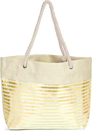 styleBREAKER Damen XXL Strandtasche mit...