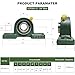 2 Pack UCP204-12 Pillow Block Mounted Ball Bearing - 3/4