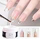 Aufbaugel für Gelnägel, Nail Art builder gel für Nägel 4 Farben, 15ml UV Gel nägel zur Nagelverlängerung und Modellage, Farbgel für Gelnägel, Verstärkungsverlängerung für Nagelstudio