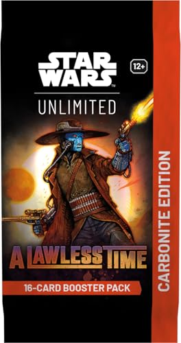 Asmodee - FFG - Star Wars: Unlimited Trading Card Game - A Lawless Time - Carbonite Booster con 16 carte, TCG per bambini e adulti, età 12+, 2+ giocatori, 20 minuti, inglese