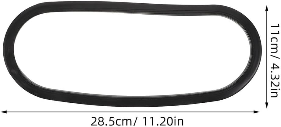 Garneck Anti-dust Rubber Lens Frame for Sandblaster Helmet Replacement Visor Frame for Sandblasting Hood Lens Easy Install Accessory for Industrial Safety and Blast Use