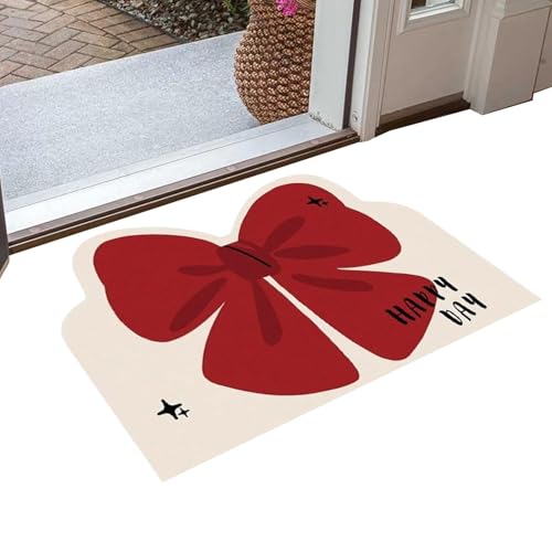 Eventerde Alfombra de baño con lazo, alfombrilla de baño con lazo, alfombrilla de antideslizante, absorbente de agua, alfombrilla de secado rápido para la entrada del baño, plato de ducha, para