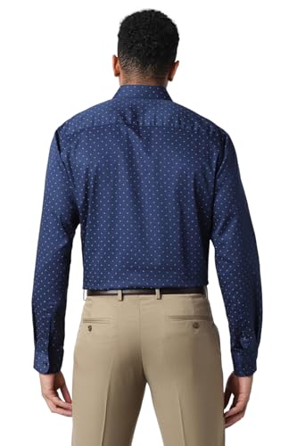 Image of Peter England Men's Cotton Print Slim Fit Shirt