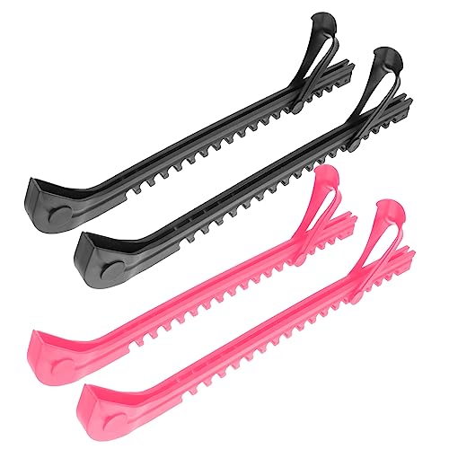 Toddmomy 2Pairs Ice Skate Blade Guards of Protector Covers for Skating Blades Simple Design for Figure Skates and Use