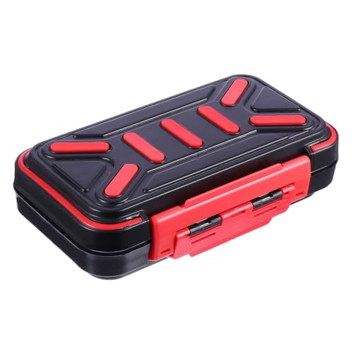 Organizador de Caja de Equipamiento para Pescar con Tapa ABS Negro