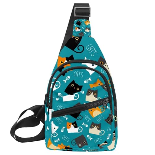 Sac de poitrine chats résistant pour libérer vos mains en voyage et au travail