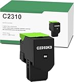 C2325 C2310 Black Toner Cartridge Compatible for Lexmark C2310K0 for C2325 C2425 C2535 C2325dw C2425dw C2535dw MC2325adw MC2425adw MC2535adwe MC2640adwe Printer, 1 Pack