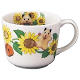 山加商店 「 ハムスター 助六の日常 GOTTE 」 マグカップ ミニ 250ml 約径9×7cm 向日葵 電子レンジ対応 食洗機対応 雑貨 グッズ 食器 日本製 白 SRN11-310