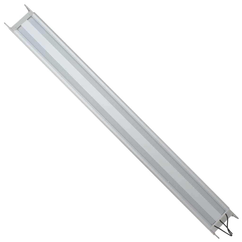 Aquarium Beleuchtung LED 100-110 cm Aluminium IP67 Leuchte mit 153 LEDs für Fischbecken Aquarienlampe Weiß Blau