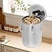 Stainless Steel Beverage Dispenser Portable Insulated Barrel Bucket Hot and Cold Drink Dispenser for Coffee Tea Milk Juice Hot Chocolate Water (without faucet, 30L)