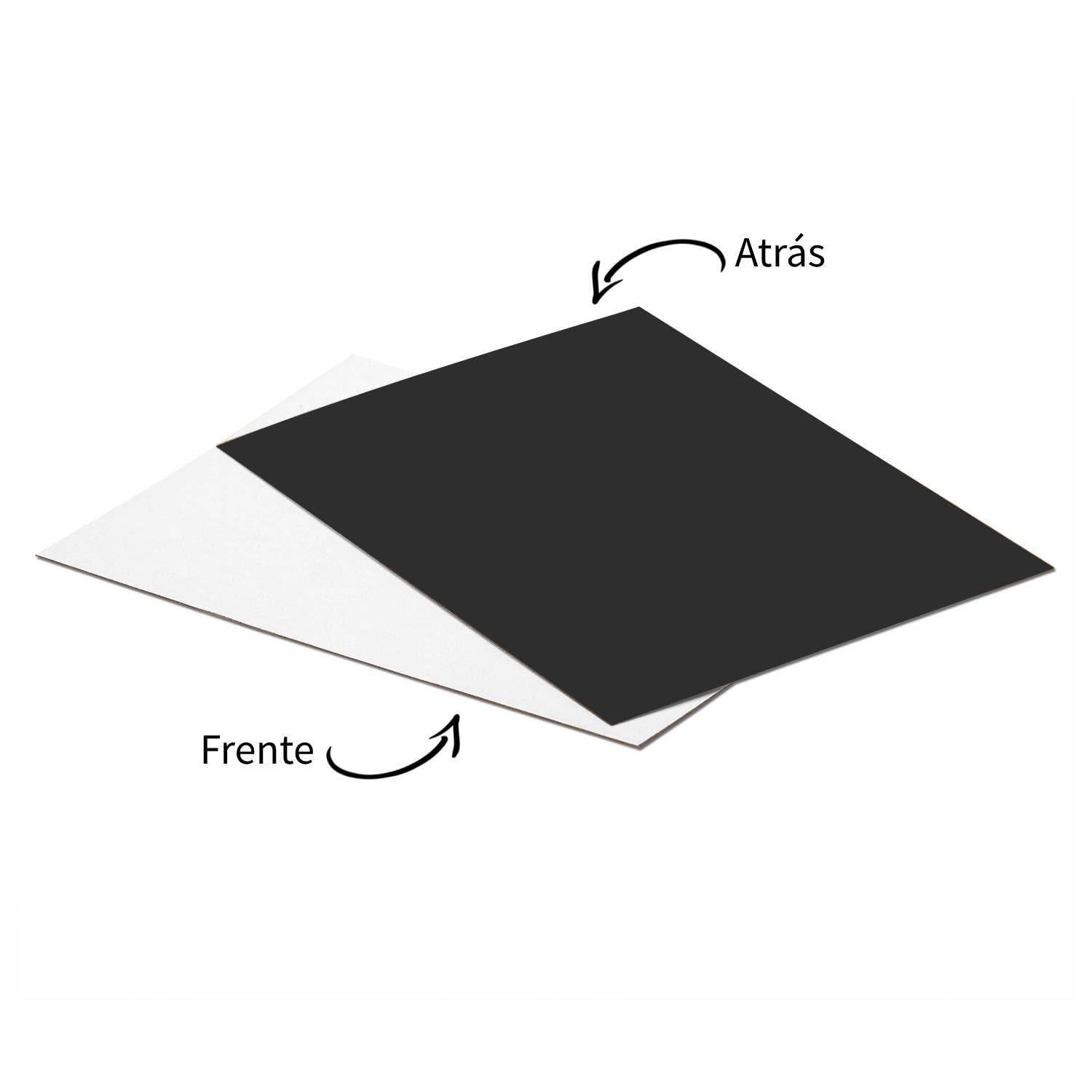 Set 10 hojas de papel magnético blanco DIN A3 mag221 | Papel magnético imprimible con reverso magnético, ideal para etiquetar, imprimir, manualidades DIY
