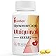 Liposomales Coenzym Q10 Ubiquinol 600 mg hochdosiert – 60 Mini-Softgels, 300 mg reines Ubiquinol pro Kapsel, 2 pro Tagesportion (60 Stück (1er Pack))