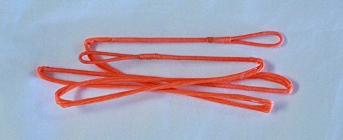 60X Custom Strings Flo Orange 18 Strand Dacron B50 Longbow Bowstrings Bow (Multiple Sizes) (65 INCH)