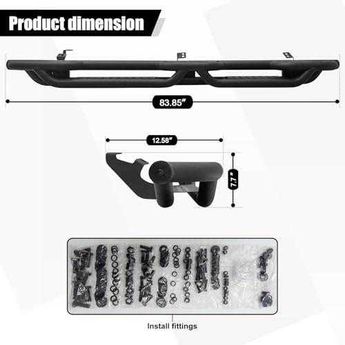 Estribos laterales para Ram 1500 y Ram 2500 Crew Cab miniatura 7