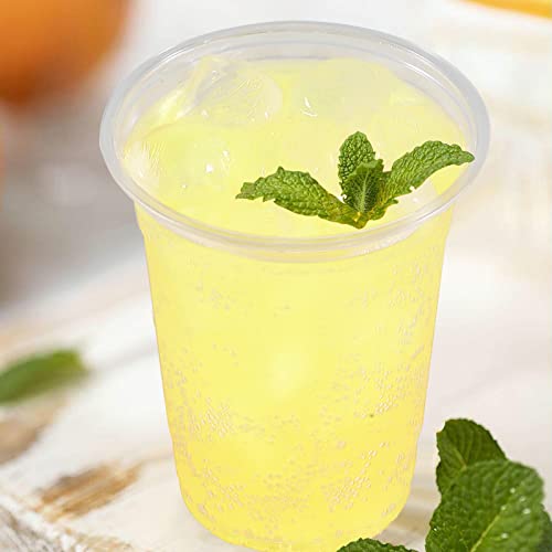 Posta 200 Pack Clear Plastic Cups | 16 Oz Plastic Cups | Disposable Cups | Plastic Water Cups | Plastic Beer Glass | Clear Plastic Cold Party Cups | Drinking Cups #TOP4
