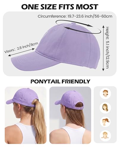 Image of American Trends Womens Baseball Caps Cute Heart Dad Hat, Adjustable Cotton Unisex Cap for Workout, Golf & Everyday Wear