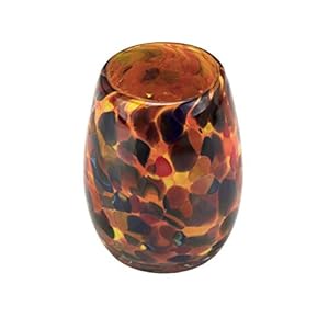 Votivecandleholdertealighthandmadeblownglassaccentvasecenterpiecehomedecorartistdehannajonesseattlewaorangemmhalloweennight Urban Country Home Decor Votive candle holder tea light handmade blown glass accent vase centerpiece home decor artist dehanna jones seattle wa orange mm halloween night urban country home decor
